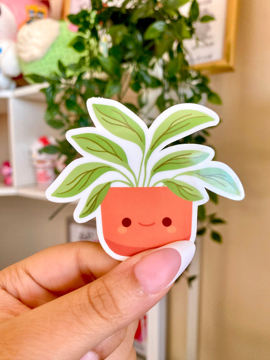 Happy Plant Sticker