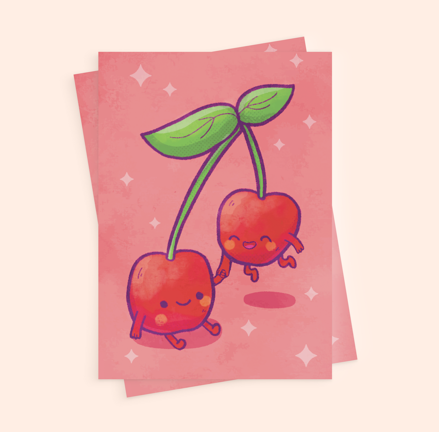 Cherry Besties Print