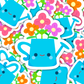Happy Watering Can Sticker